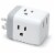 iLive AC Cube 3-AC & 2-USC Sockets Perspective: left