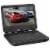 GPX PDB1077B 10" Portable DVD Player with Bluetooth Headphones Perspective: left