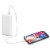 iLive Portable Power Bank - White Perspective: left