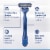 Gillette Sensor3 Men's Disposable Razor, 4 Razors Perspective: left