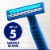 Gillette Sensor2 Plus Men's Disposable Razors Perspective: left