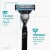 Gillette Mach3 Men's Razor Blades Refill Cartridges Perspective: left