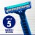Gillette Men's Sensor2 Plus Pivoting Head Disposable Razor Perspective: left