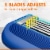 Gillette Sensor5 Men's Disposable Razors Perspective: left