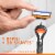 Gillette Fusion5 Razor Refills for Men, Precision Trimmer, 5-Blade Razor Blades for Close Shave Perspective: left