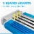 Gillette Sensor3 Cool Men's Disposable Razors Perspective: left