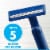 Gillette Sensor2 Fixed Head Disposable Razors Perspective: left