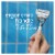 Gillette Venus Intimates Razor Handle, Blade Refills, & Venus Intimate Shave Gel Holiday Gift Pack Perspective: left