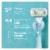 Gillette Venus Extra Smooth Women's 5-Blade Razor Handle + Blade Refill Cartridges Value Pack Perspective: left