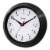Equity Basics Analog Quartz Wall Clock - Black Perspective: left