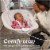 Graco® Simple Sway Swing, Ivy Perspective: left