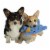Manhattan Pet Toy Leapin' Louie Sherpa-Style Soft Squeaker Dog Exercise Toy Perspective: left