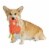 Manhattan Pet Toy Squinkles Suzie the Llama Sherpa-Style Soft Squeaker Dog Toy Perspective: left