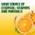 Tropicana Essentials Flavored Orange Juice Beverage Blend With Other Fruit, No Pulp 46 fl oz Bottle Perspective: left