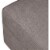 Namesake Classic Willa Alden Gliding Ottoman in Gray Tweed Perspective: left