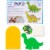 Perler™ Fused Dinosaur Bead Kit Bucket Perspective: left
