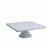 Tabletops Unlimited Porcelain Square Footed Cake Plate Perspective: left