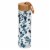 Tabletops Unlimited Gallery Americana Glass Water Bottle - Assorted Red/Blue Floral Perspective: left