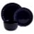 Mason Craft & More 12 Piece Stoneware Café Dinnerware Set - Navy Perspective: left