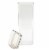 Tabletops Gallery Large Square Plastic Container – Ash Perspective: left