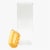 Tabletops Gallery Large Square Plastic Container – Amber Perspective: left