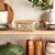Tabletops Gallery Glass Food Storage with Wood Lid Perspective: left
