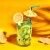 Tabletops Gallery Fruity Soda Can Glass – Lemon Perspective: left