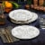 Tabletops Gallery Carrara Melamine Salad Plates Perspective: left