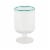 Infuse 4 Piece Stackable Glass Goblet Set Perspective: left