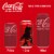 Coca-Cola Classic Soda Cans Perspective: left
