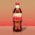 Coca-Cola® Vanilla Soda Bottle Perspective: left