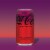 Coca-Cola® Cherry Zero Sugar Soda Can Perspective: left