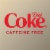 Diet Coke® Caffeine Free Soda Bottle Perspective: left