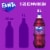 Fanta® Grape Caffeine Free Soda Bottle Perspective: left