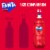Fanta® Strawberry Caffeine Free Soda Bottle Perspective: left