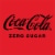 Coca-Cola Zero Sugar Soda Mini Cans Perspective: left