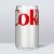 Diet Coke Diet Soda Mini Cans Perspective: left