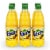 Fanta® Pineapple Caffeine Free Soda Bottles Perspective: left