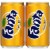 Fanta® Pineapple Mini Cans Perspective: left