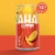 AHA® Mango and Black Tea Flavored Sparkling Water Cans Perspective: left