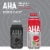 AHA® Fuji Apple and White Tea Flavored Sparkling Water Can Perspective: left