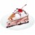 Jon Donaire 8" Banana Split Ice Cream Cake with Chocolate, Banana and Strawberry Icing, Serves 12 Perspective: left