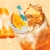 Coffee mate Dirty Soda Creamer Orange Crème Pop Flavored Liquid Creamer Mix with Crush Orange Perspective: left