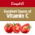 Campbell's® 100% Tomato Juice  Can Perspective: left