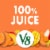 V8® Peach Mango 100% Fruit and Vegetable Juice Bottle Perspective: left