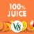 V8® Peach Mango 100% Fruit and Vegetable Juice Bottle Perspective: left