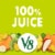 V8® Deliciously Green™ Vegetable & Fruit Juice Blend Perspective: left