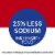 Campbell's® Condensed 25% Less Sodium Bean With Bacon Soup With Natural Smoke Flavoring Can Perspective: left