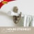 Command™ Traditional Large Brushed Nickel Hook Perspective: left