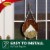 Command® Large Outdoor Window Hook with Strips - Clear Perspective: left